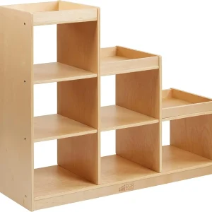 3-2-1 Cube Storage Cabinet, Natural
