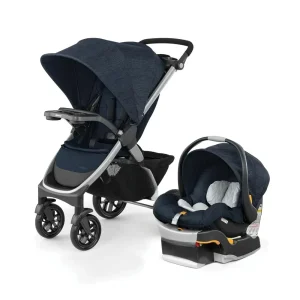 3-in-1 Trio Travel System, Quick-Fold Car Seat and Stroller / Brooklyn/Navy